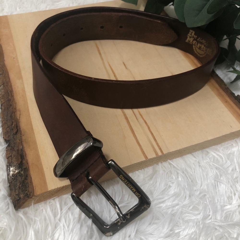 Dr Martens brown leather belt. Sz small